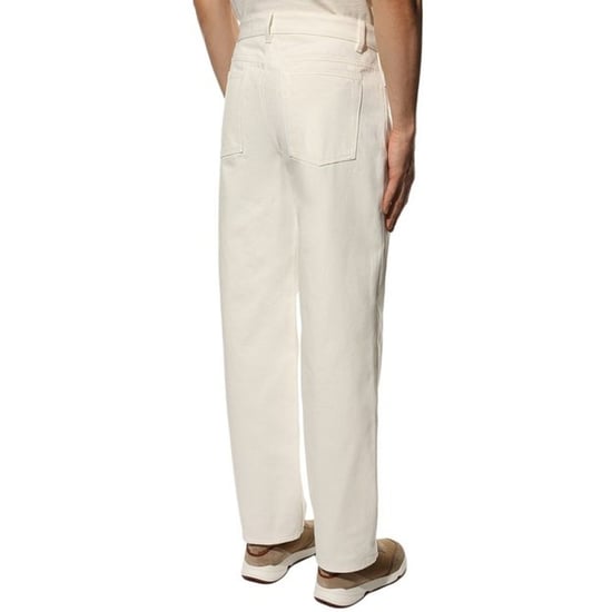 Jil Sander Weiße Baumwolljeans Denim - Image 3