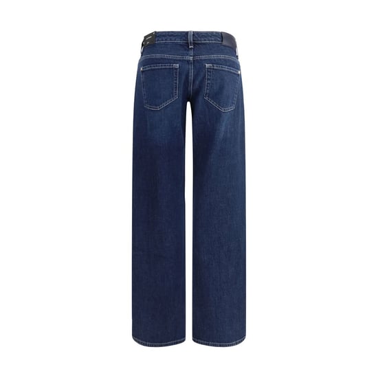 7FOR Blaue Baumwoll-Jeans im geraden Schnitt - Image 2