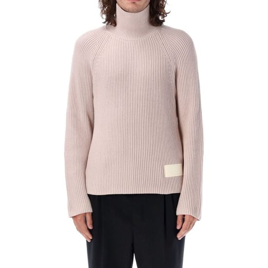 Ami Paris Mehrfarbiger Baumwollrollkragenpullover - Image 2