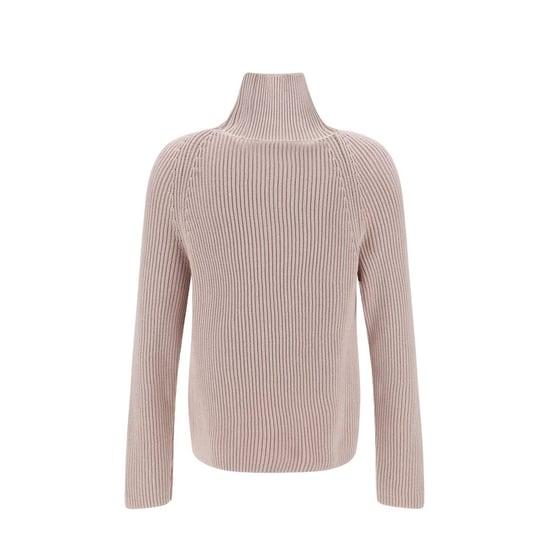 Ami Paris Mehrfarbiger Baumwollrollkragenpullover - Image 3