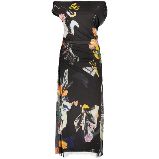 Desigual Schwarzes Viskose Damenkleid - Image 1