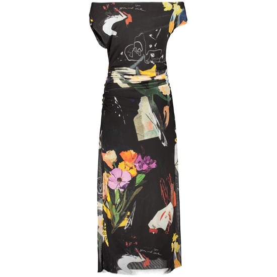Desigual Schwarzes Viskose Damenkleid - Image 2