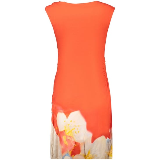 Desigual Rosso Viscosa Damenkleid - Image 2