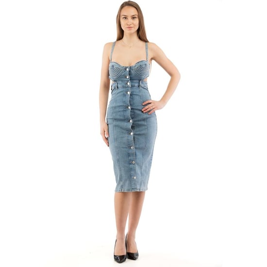 Moschino Mehrfarbiges Baumwoll-Casualkleid - Image 1