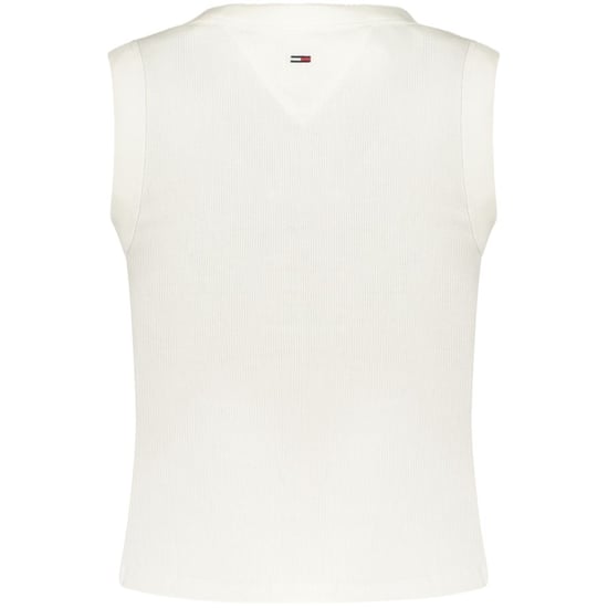 Tommy Hilfiger Weiße Baumwolle Damen Tanktop - Image 2