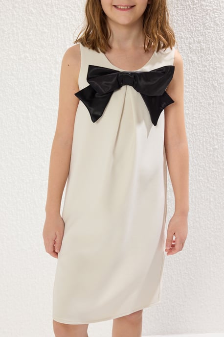 Mädchen Einfarbiges, normales Spaghettiträger-Freizeitkleid - Image 3