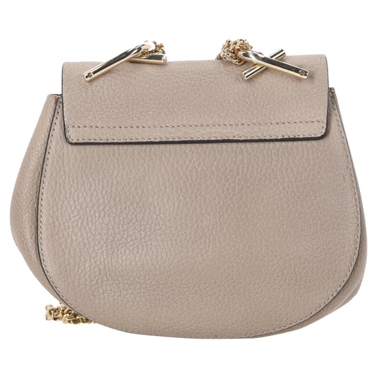 Chloé Pebbled Small Drew Bag aus beigem Leder - Image 3