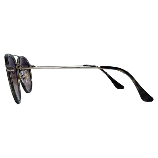 Ray-Ban RB4253 Doppelsteg-Aviator-Sonnenbrille aus braunem Acetat - Image 4