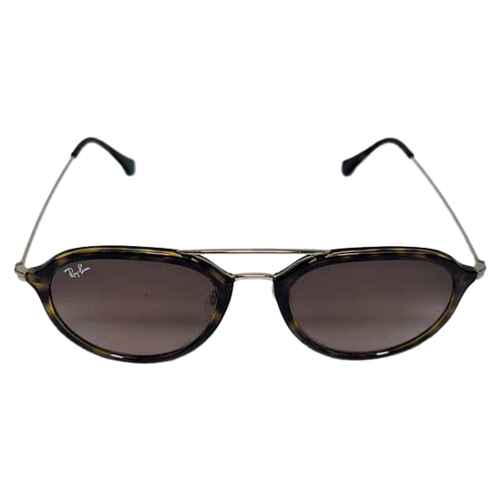 Ray-Ban RB4253 Doppelsteg-Aviator-Sonnenbrille aus braunem Acetat - Image 5