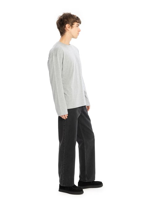 Komfort Fit Langarm T-Shirt mit Rundhalsausschnitt aus Baumwolle - Image 4