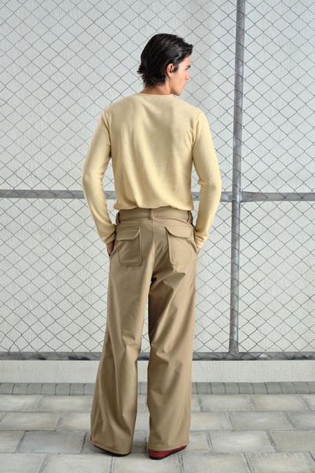 Komfort Fit Langarm Button-Down T-Shirt - Image 2