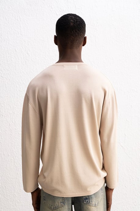 Comfort Fit Langarmshirt mit Knopfkrause - Image 6