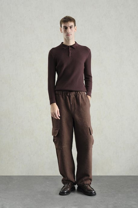 Slim Fit Poloshirt mit Stehkragen - Image 2
