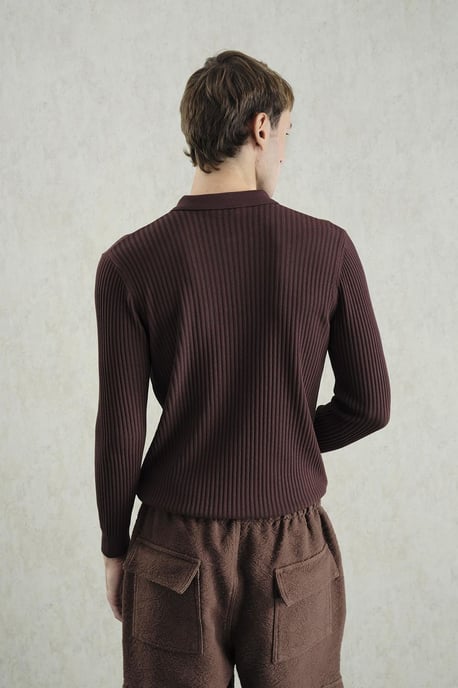 Slim Fit Poloshirt mit Stehkragen - Image 4