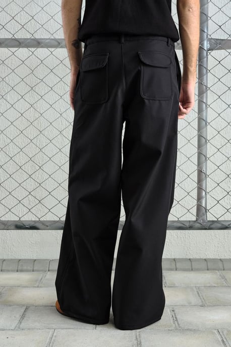 Bequeme Weite Beinhose mit Tasche - Image 3