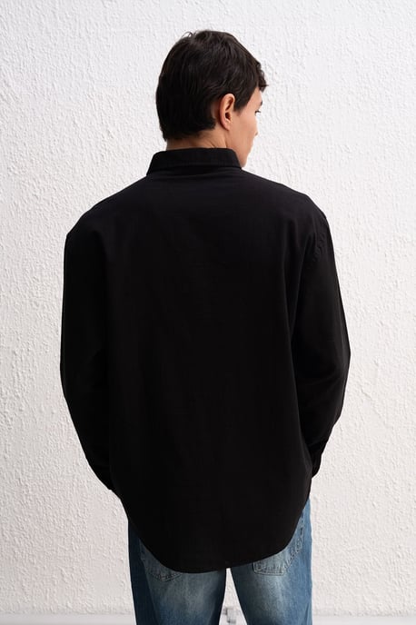 Baumwoll Übergröße Hemdbluse - Image 3