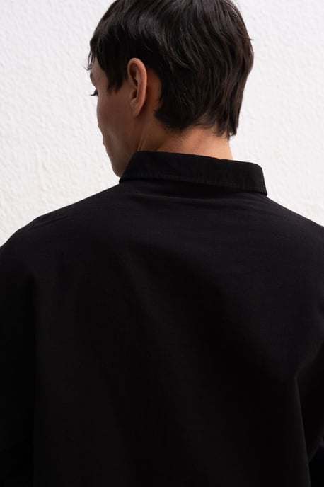 Baumwoll Übergröße Hemdbluse - Image 4