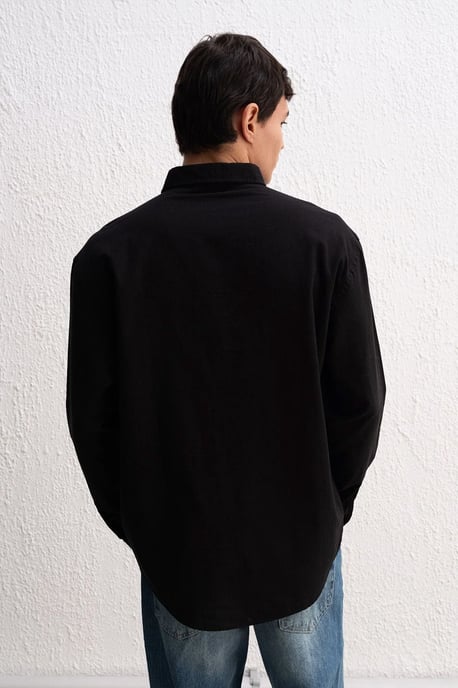 Baumwoll Übergröße Hemdbluse - Image 2