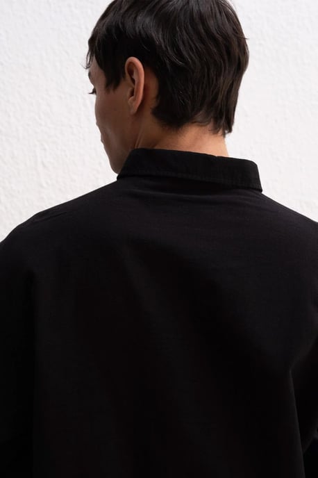 Baumwoll Übergröße Hemdbluse - Image 3