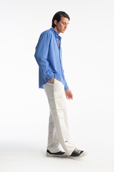 Übergröße Button-Up Langarmshirt - Image 3