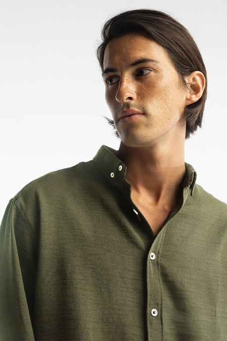 Oversized Button-Up Langarmhemd - Image 1