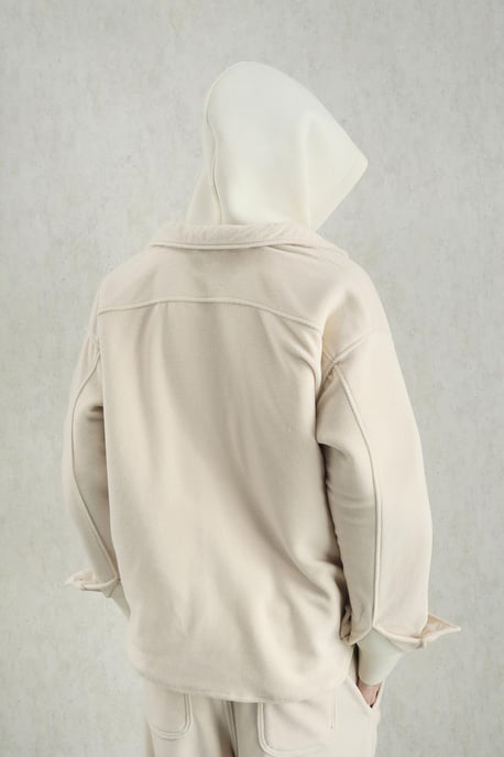Übergroßes Plüschshirt mit Druckknopfverschluss - Image 3