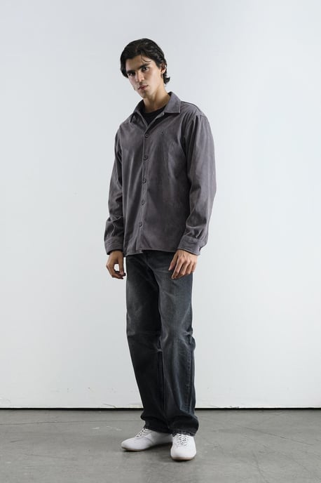 Besticktes Regular Fit Langarmhemd - Image 2