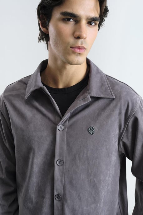 Besticktes Regular Fit Langarmhemd - Image 4