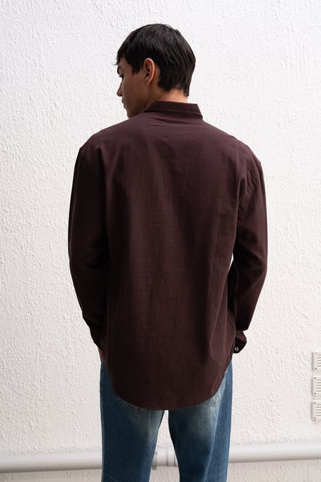 Baumwoll Übergröße Hemdbluse - Image 3