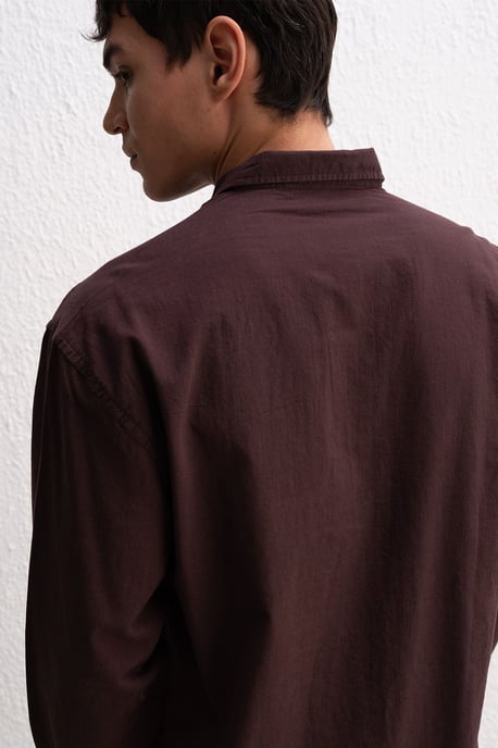Baumwoll Übergröße Hemdbluse - Image 4