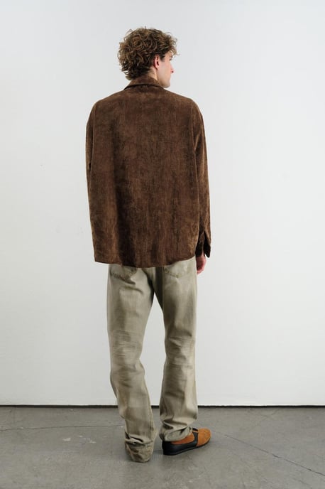 Übergroßes Samtshirt - Image 3