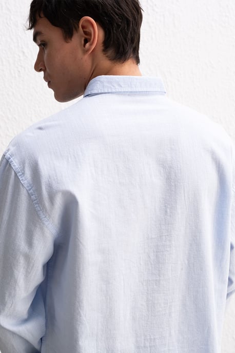 Baumwoll Übergröße Hemdbluse - Image 4