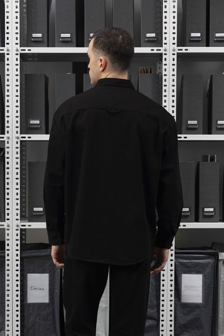 Regulär geschnittenes Denim-Hemd mit Tasche - Image 3