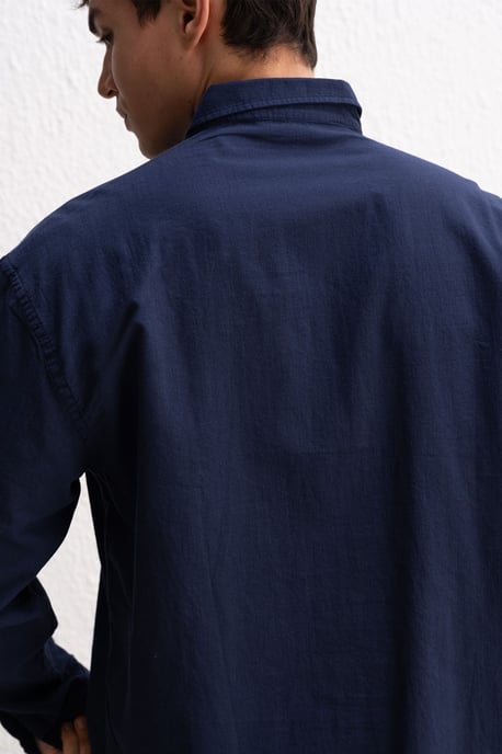 Baumwoll Übergröße Hemdbluse - Image 4