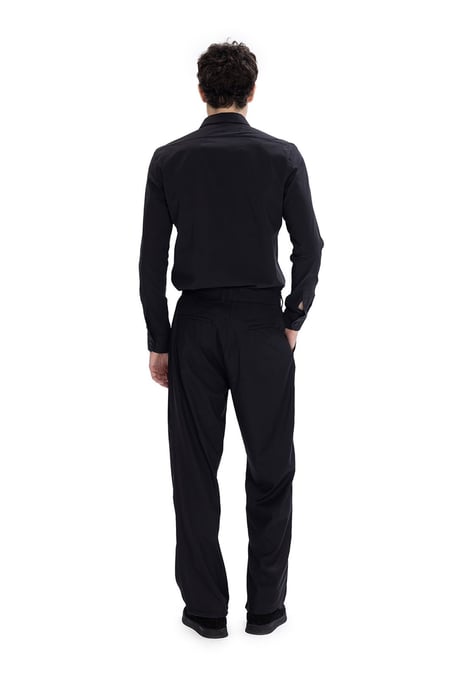 Slim Fit Popeline Hemd mit Knopfverschluss - Image 3