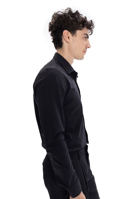 Slim Fit Popeline Hemd mit Knopfverschluss - Image 5