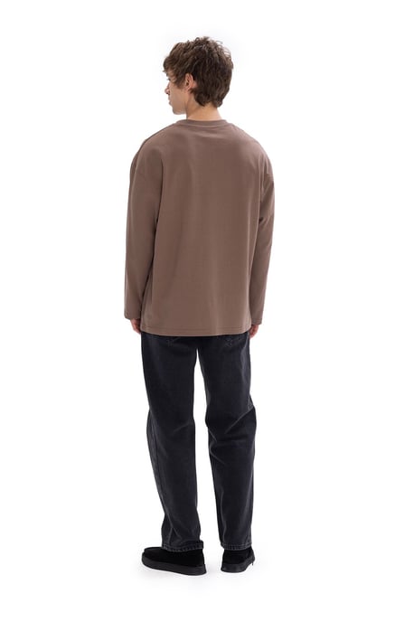Rundhals Langarm-T-Shirt - Image 3