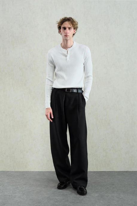 Slim Fit Langarmhemd mit Button-Down-Kragen - Image 3