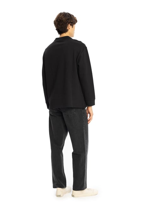 Regular Fit Polo-Kragen Knopf T-Shirt - Image 5