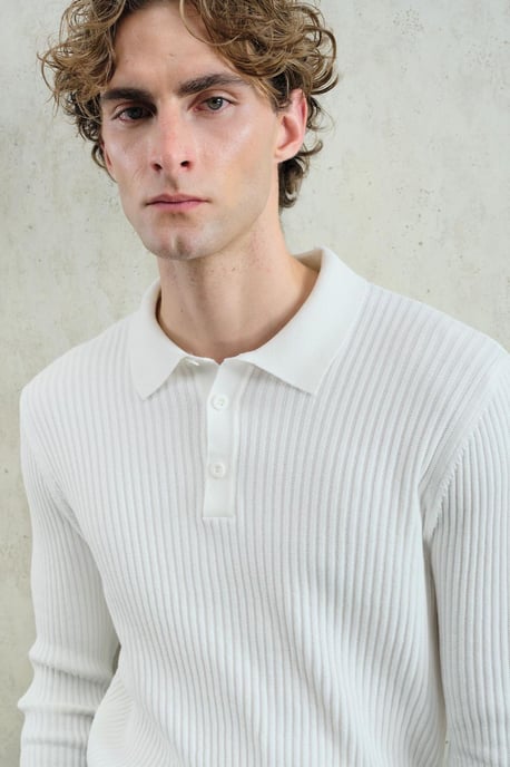 Slim Fit Polo-Nacken T-Shirt - Image 2