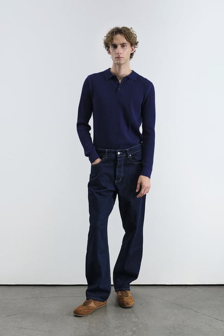 Slim Fit Poloshirt mit Stehkragen - Image 2