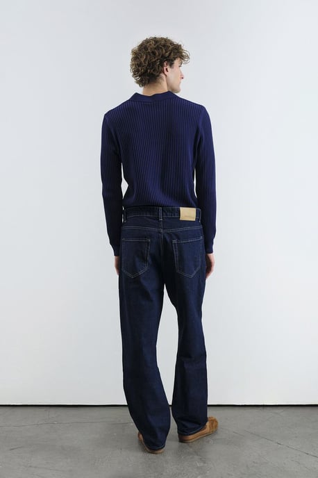 Slim Fit Poloshirt mit Stehkragen - Image 3
