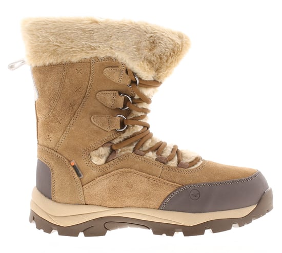 Hi-Tec Damen Wanderschuhe Moritz Wasserdicht 200 Wildleder Schnürsenkel braun - Image 2