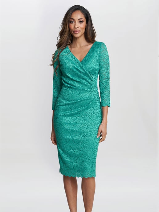 Melody Lace Wrap Dress - Image 1