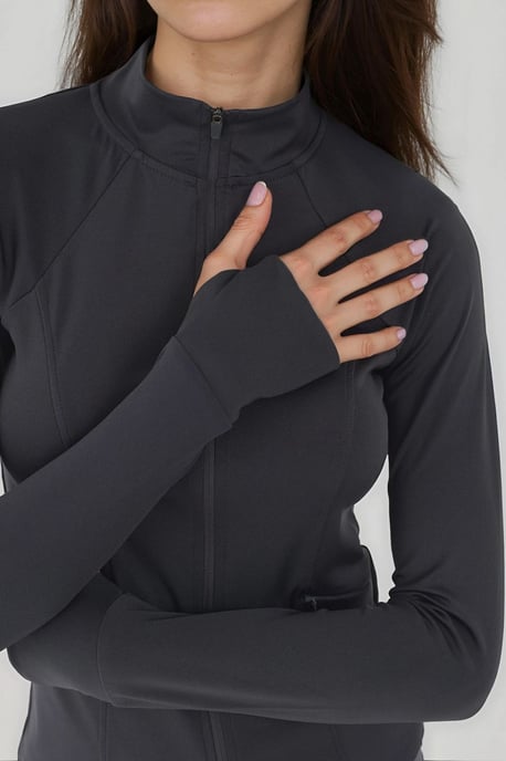 Enganliegendes Strick-Turtleneck Aktivoberteil - Image 5