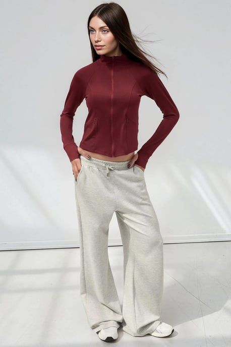 Figurbetontes Strick-Turtleneck Aktivoberteil - Image 4