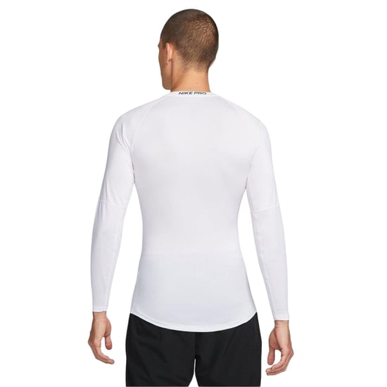 Nike - "Pro" Base Layer Oberteil für Herren, Athletisch (Weiß/Schwarz) - Image 2