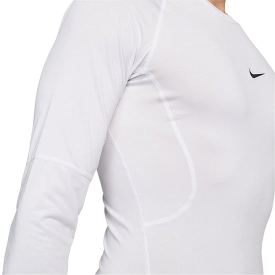 Nike - "Pro" Base Layer Oberteil für Herren, Athletisch (Weiß/Schwarz) - Image 4