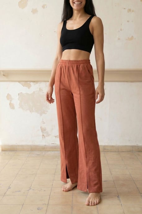 Hochtaillierte Weite Leggings-Jogger - Image 2