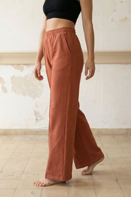 Hochtaillierte Weite Leggings-Jogger - Image 3
